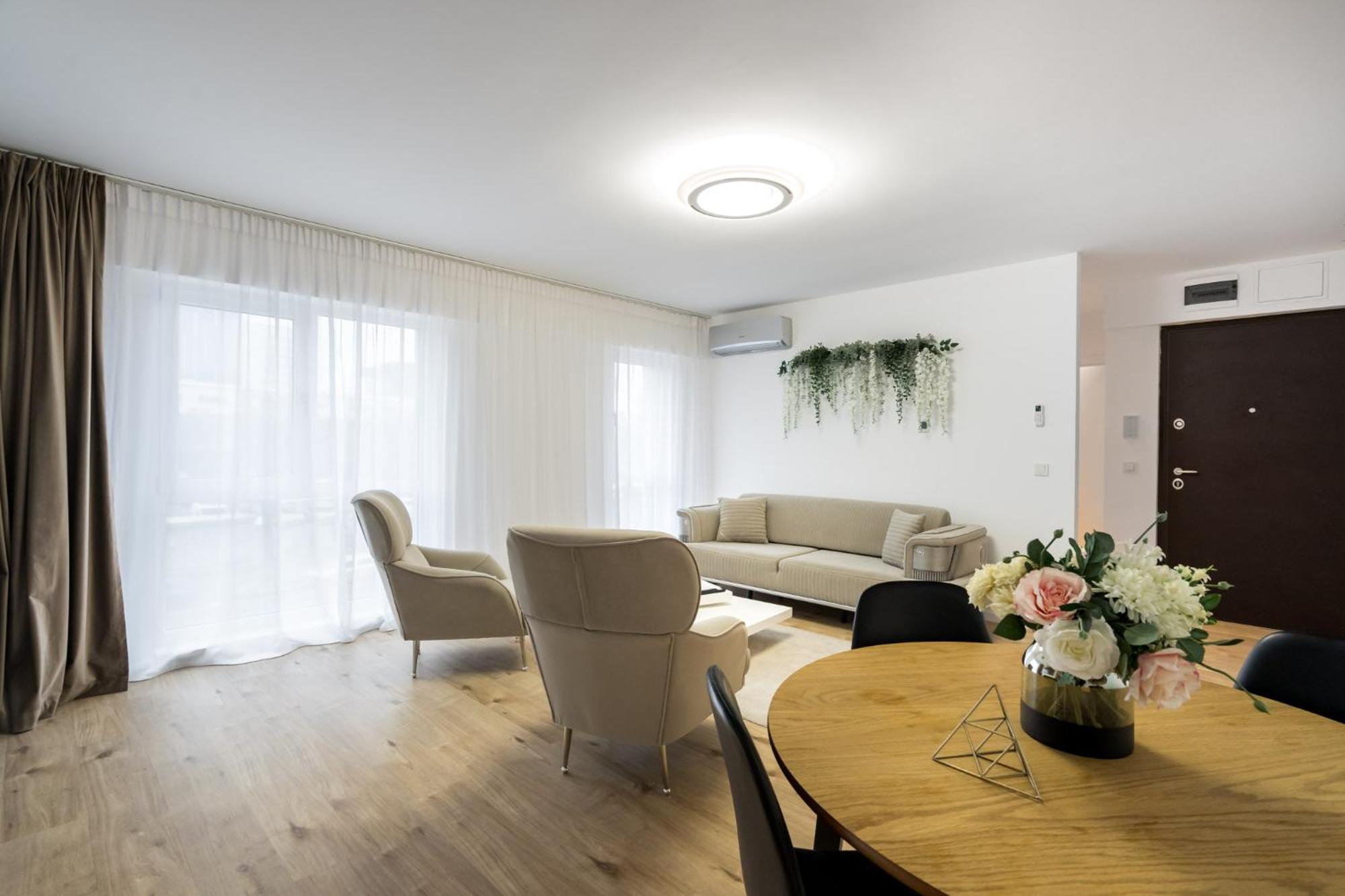 Breeze - Modern Escape In Pipera Apartman Bukarest Kültér fotó